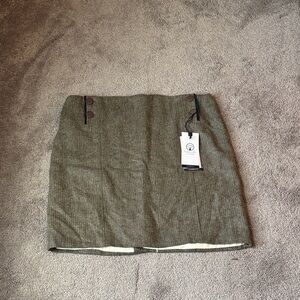 Hidepark Green Violet Tweed Skirt SIZE 2XL